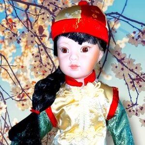 Introducing the exquisite Seymour Mann Collection Porcelain Doll "Ming Yang"!